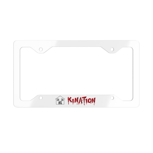 KiNation Metal License Plate Frame